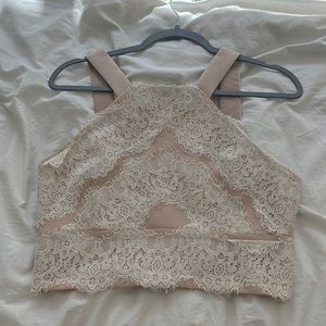 Endless Rose lace crop top
